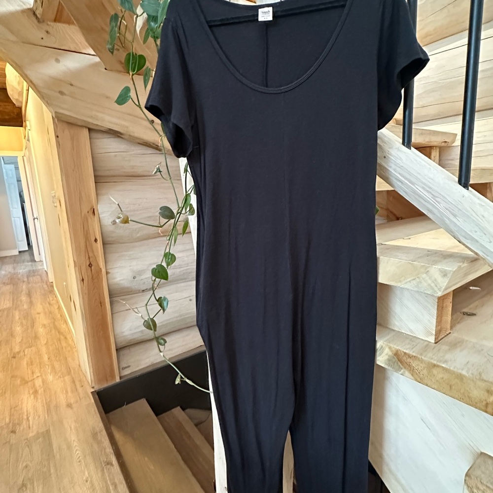 Smash + Tess Classic Black Short Sleeve Romper